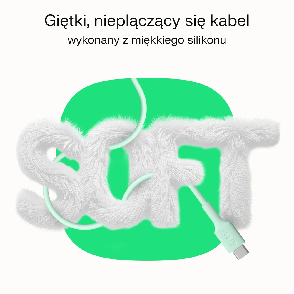 Green Cell Žalias Cell KABGC100PF120PBUSB-C laidas 1.2 m 100 W Greencell PowerFlex greito įkrovimo PD Panther juodas
