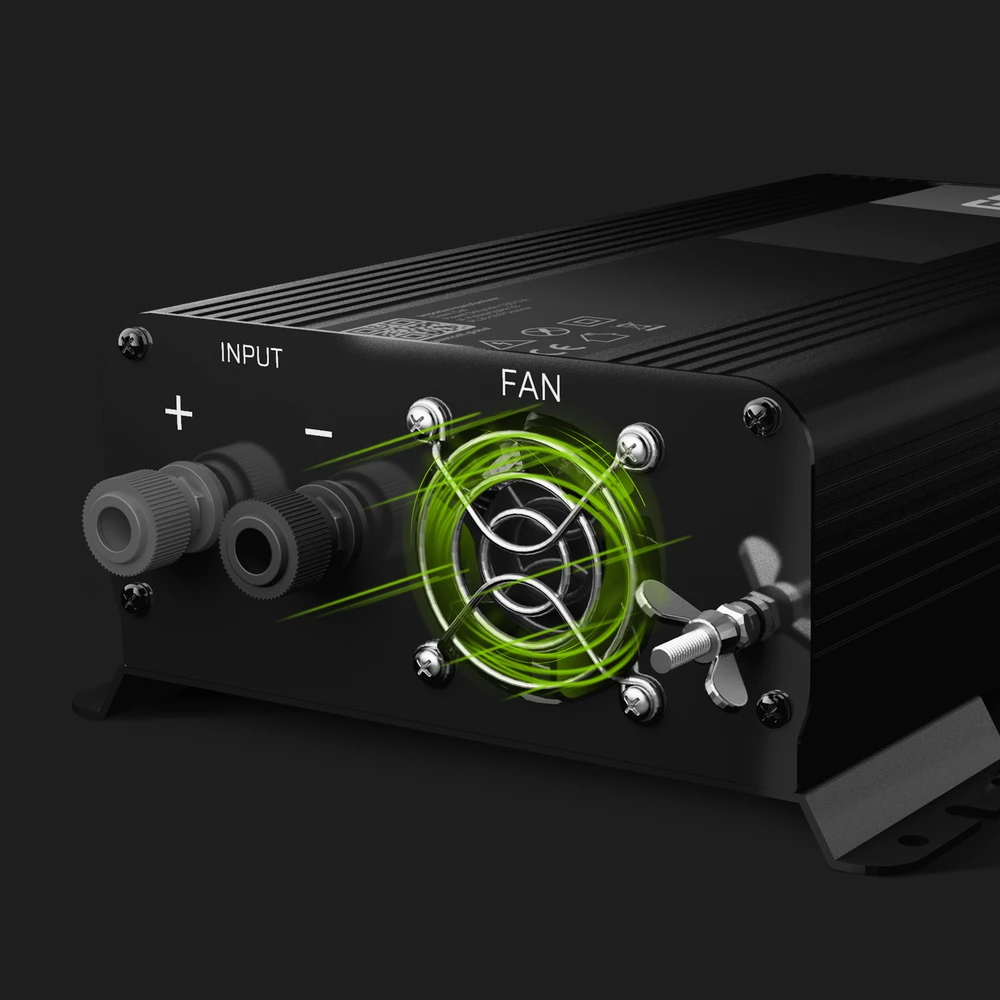 Green Cell Žalias Cell Inverteris 12V/230V 300W/600W sinusinė išėjimo įtampa Žalias Cell su USB