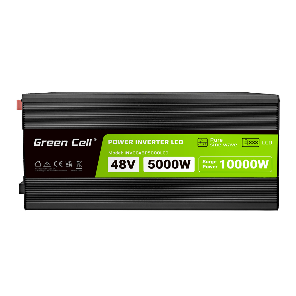 Green Cell Žalias Cell Automobilio maitinimo inverteris Žalias Cell® 12V–230V, 500W/1000W
