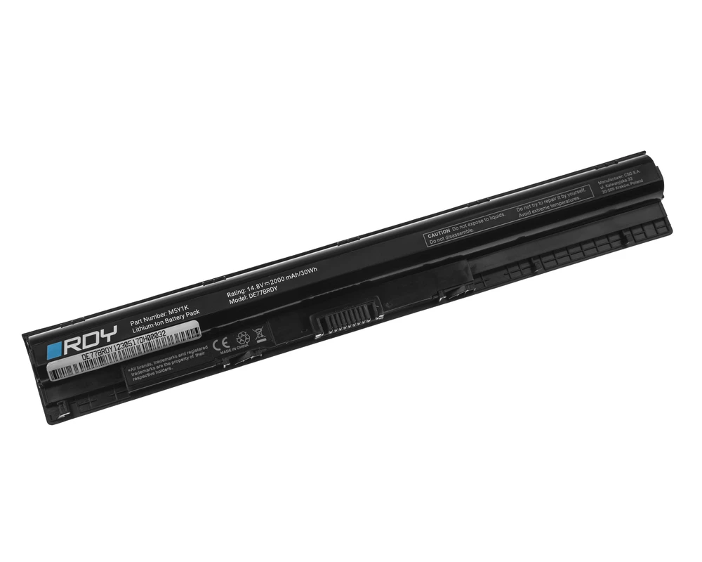 Nešiojamo kompiuterio baterija RDY M5Y1K, skirta Dell Inspiron 15 3568 3555 3558 5551 5552 5555 5558 5559 17 5755 5758 5759 Vostro 3558 3568