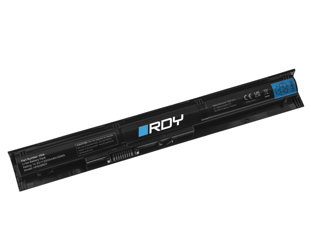 Žalias Cell RDY nešiojamojo kompiuterio baterija VI04 VI04XL 756743-001 756745-001, skirta HP ProBook 440 G2 445 G2 450 G2 455 G2 Envy 15 17 Pavilion 15 14.8V