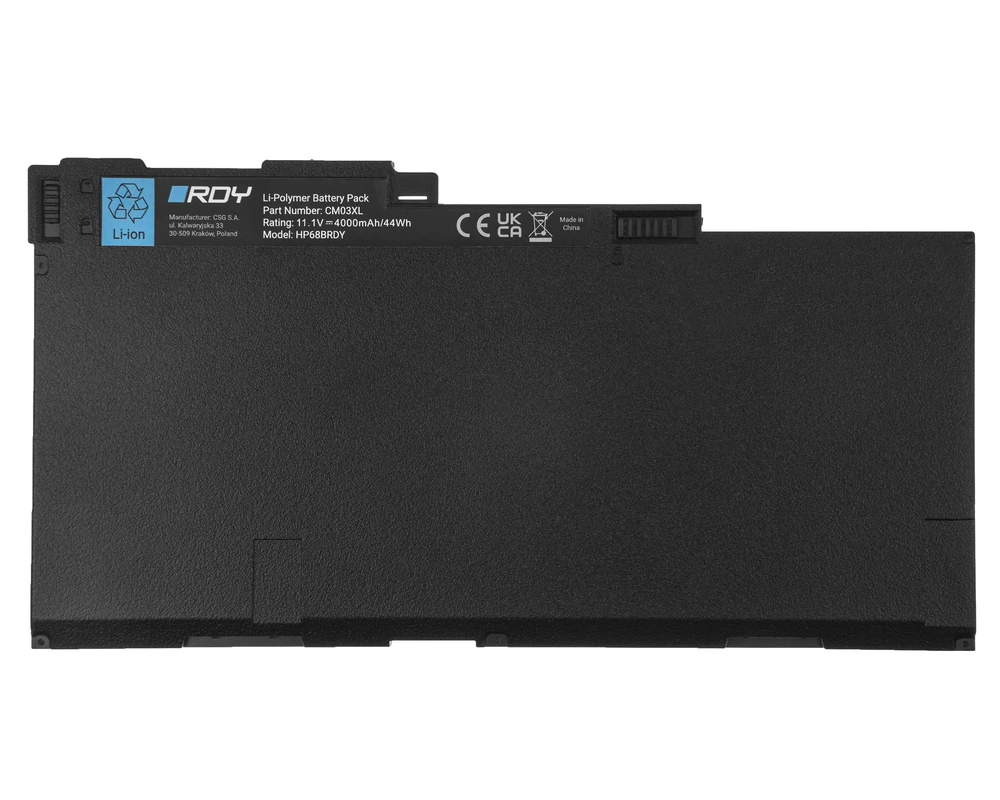 Žalias Cell RDY nešiojamojo kompiuterio baterija CM03XL, skirta HP EliteBook 745 G2 750 G1 G2 755 G2 840 G1 G2 845 G2 850 G1 G2 855 G2 ZBook 14 G2