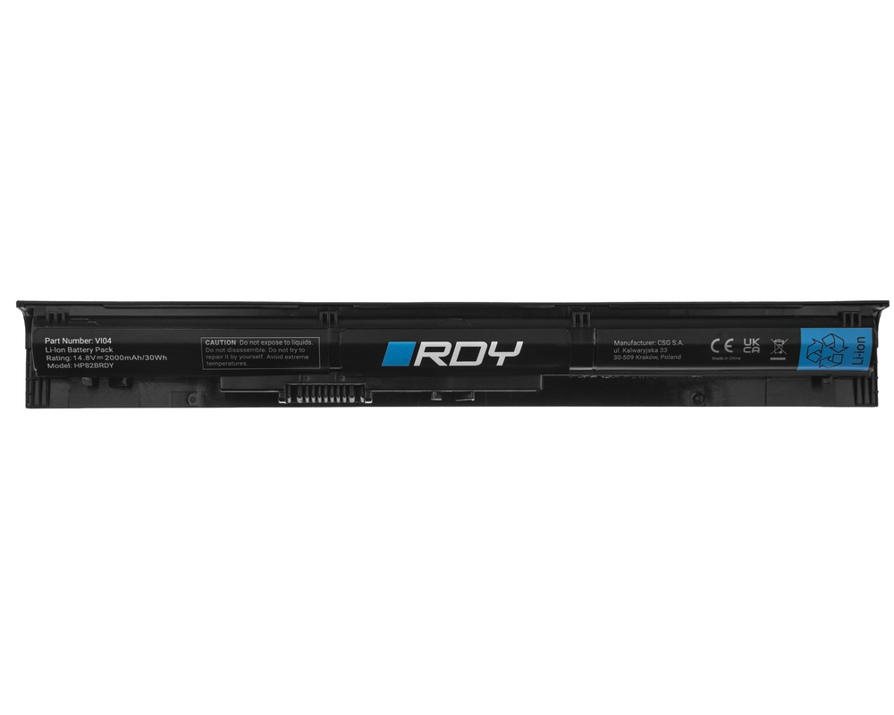 Žalias Cell RDY nešiojamojo kompiuterio baterija VI04 VI04XL 756743-001 756745-001, skirta HP ProBook 440 G2 445 G2 450 G2 455 G2 Envy 15 17 Pavilion 15 14.8V