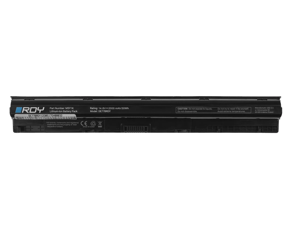 Nešiojamo kompiuterio baterija RDY M5Y1K, skirta Dell Inspiron 15 3568 3555 3558 5551 5552 5555 5558 5559 17 5755 5758 5759 Vostro 3558 3568