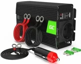 Green Cell Žalias Cell Inverteris 12V/230V 1000W/2000W Sinusinė išėjimo įtampa Žalias Cell