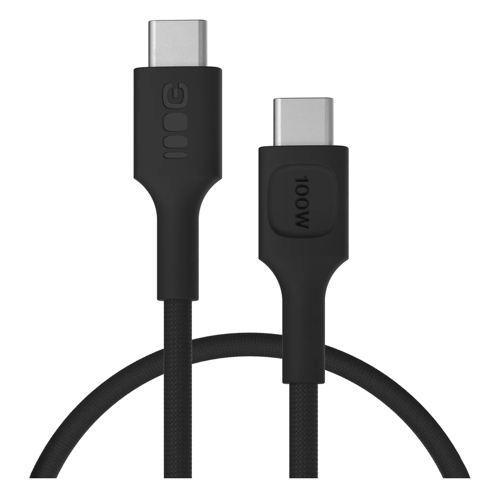 Green Cell Žalias Cell USB-C laidas 0.3 m 100 W Greencell PowerStream greito įkrovimo PD Panther Juodas