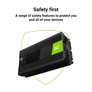 Green Cell Žalias Cell GREENCELL Car Power Inverter 24V to 230V 3000W/6000W Mod Sine