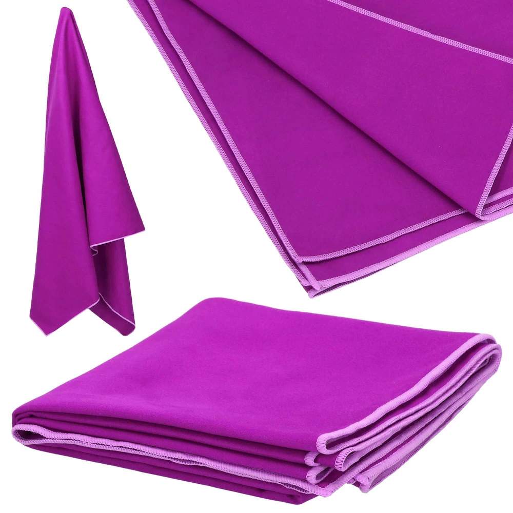 Rankšluostis Springos 75x150 cm mikropluošto violetinis