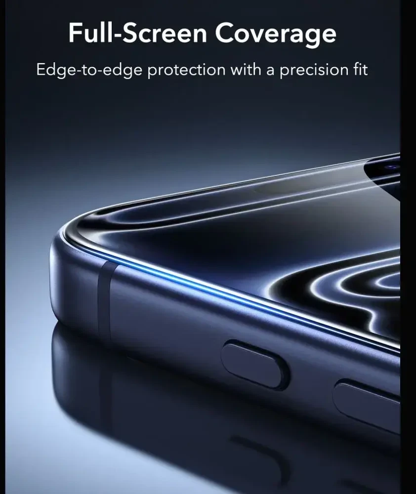 Grūdintas stiklas ESR ULTRAFIT ARMORITE TEMPERED GLASS 2-PACK IPHONE 17 PRO MAX / 18 PRO MAX Juodas