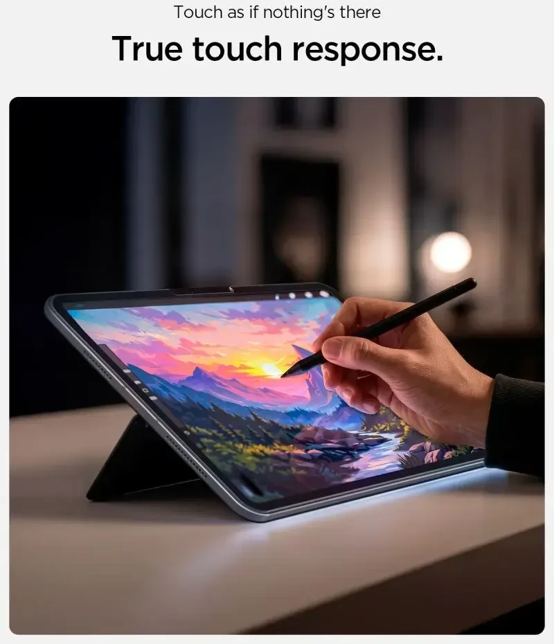 GRŪDINTAS STIKLAS SPIGEN ALM GLAS.TR T IPAD PRO 11” 5 / 6 / 2024-2025 SKAIDRUS