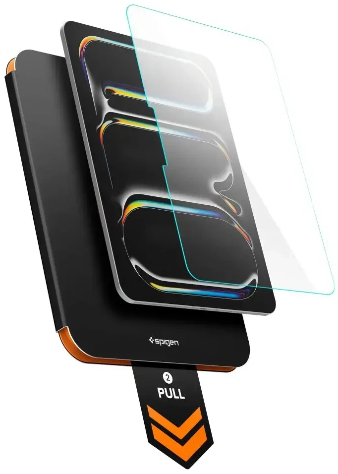 GRŪDINTAS STIKLAS SPIGEN ALM GLAS.TR T IPAD PRO 11” 5 / 6 / 2024-2025 SKAIDRUS
