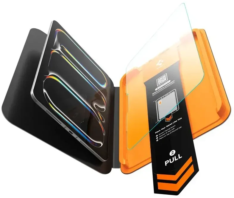 GRŪDINTAS STIKLAS SPIGEN ALM GLAS.TR T IPAD PRO 11” 5 / 6 / 2024-2025 SKAIDRUS