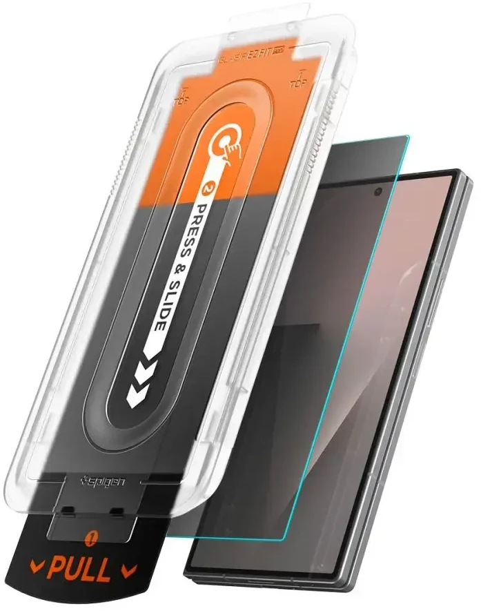 Grūdintas stiklas SPIGEN GLAS.TR EZ FIT PRO 2-PACK GALAXY Z FOLD 7 / 8 ULTRA PRIVACY