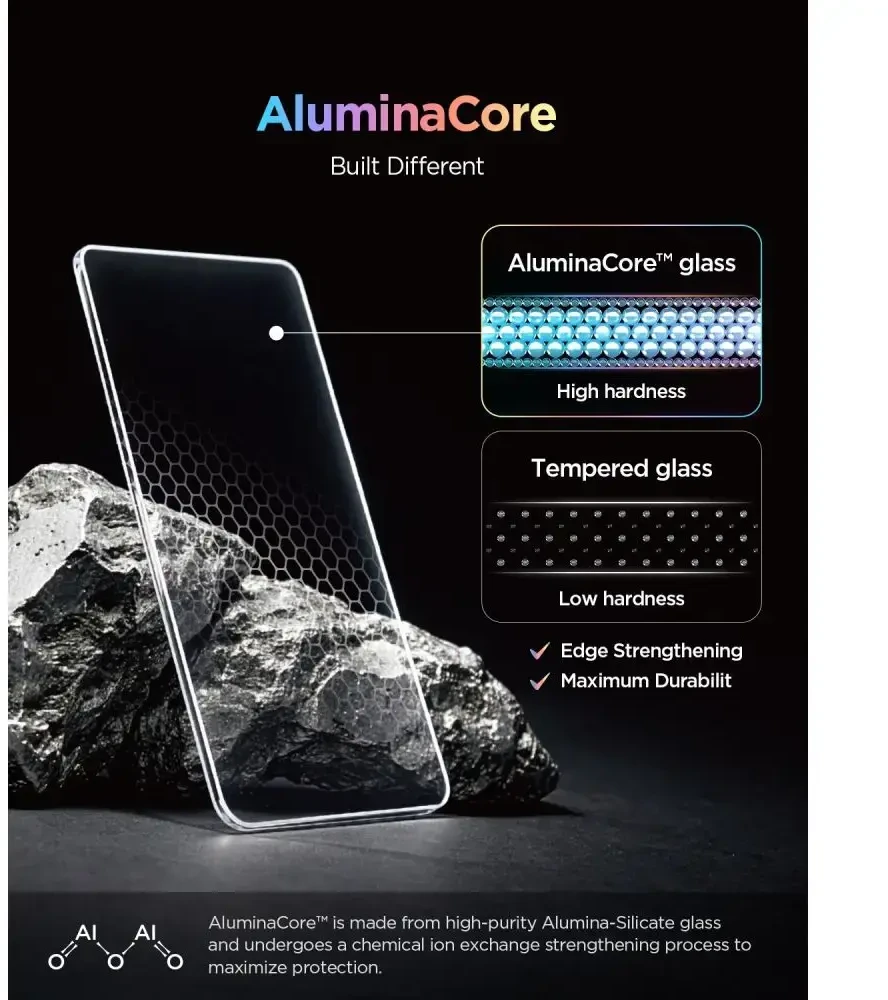 Grūdintas stiklas SPIGEN GLAS.TR ”EZ FIT PRO” AC GALAXY TAB S12+ PLUS 12.6 X840 / X846B CLEAR