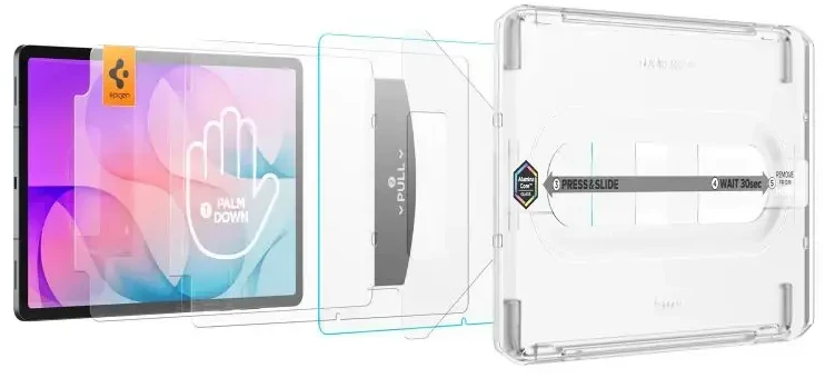 Grūdintas stiklas SPIGEN GLAS.TR ”EZ FIT PRO” AC GALAXY TAB S12+ PLUS 12.6 X840 / X846B CLEAR