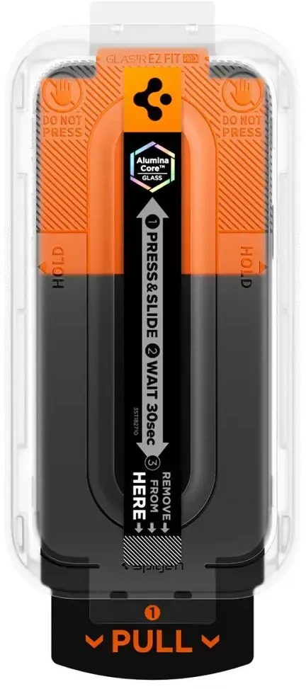GRŪDINTAS STIKLAS Spigen GLAS.TR EZ FIT PRO HD AC 2-PACK iPhone 16 PRO MAX / 17 PRO MAX / 18 PRO MAX SKAIDRUS