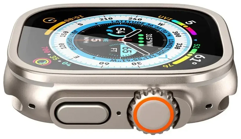 GRŪDINTAS STIKLAS Spigen GLAS.TR SLIM PRO Apple Watch ULTRA (49 MM) TITANIUM