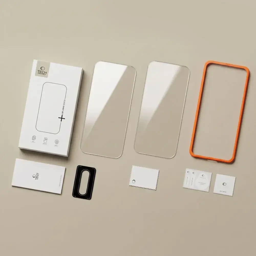 Grūdintas stiklas TECH-PROTECT EASY SET+ 3-PACK GALAXY A27 5G CLEAR