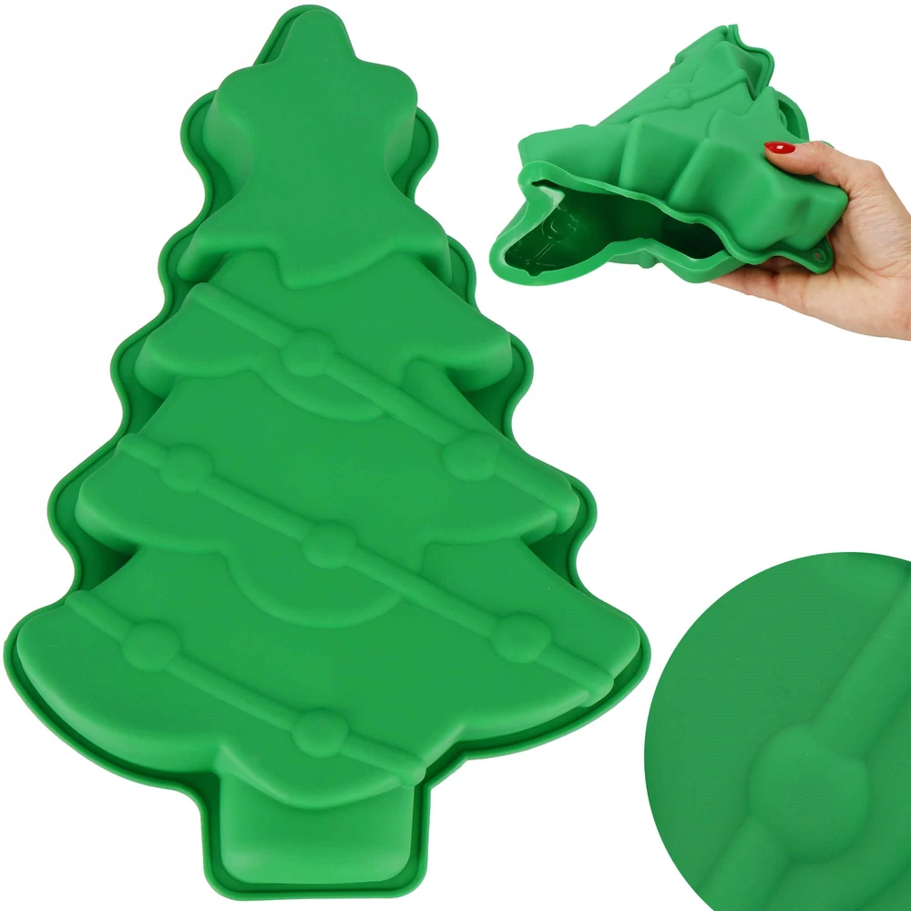 Silikoninė sausainių forma Springos 30 cm Kalėdų eglutė