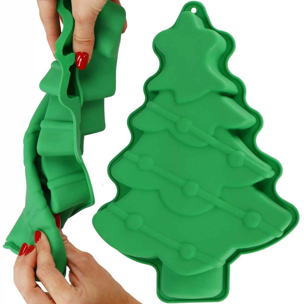 Silikoninė sausainių forma Springos 30 cm Kalėdų eglutė