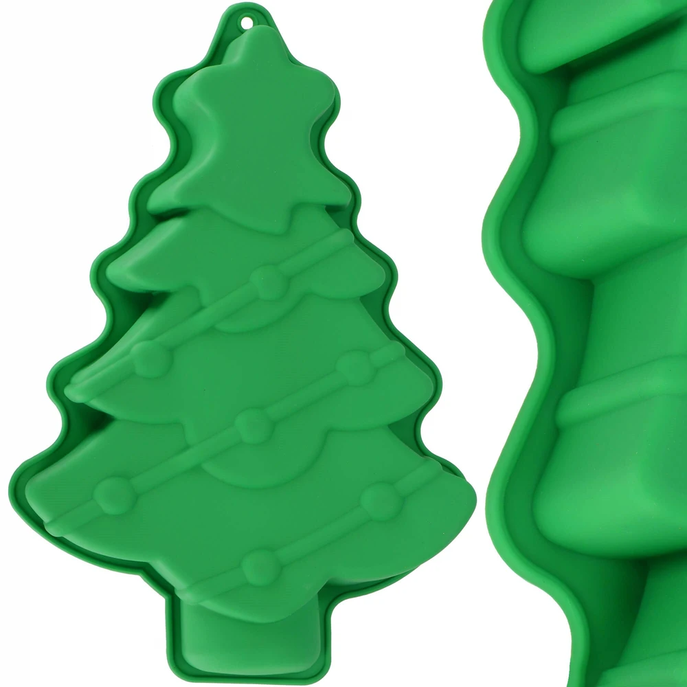 Silikoninė sausainių forma Springos 30 cm Kalėdų eglutė