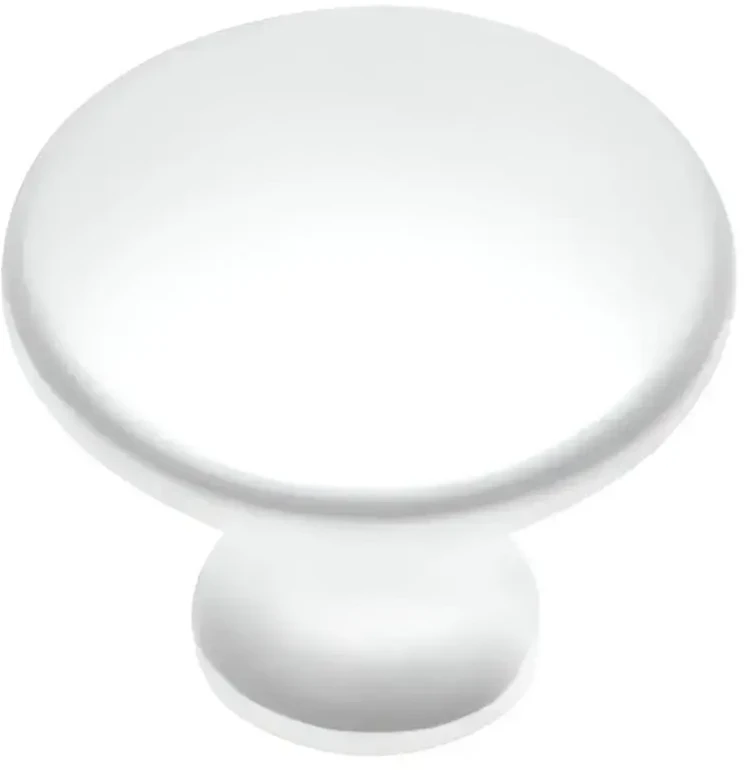GTV Zamak knob UDINE mat baltas