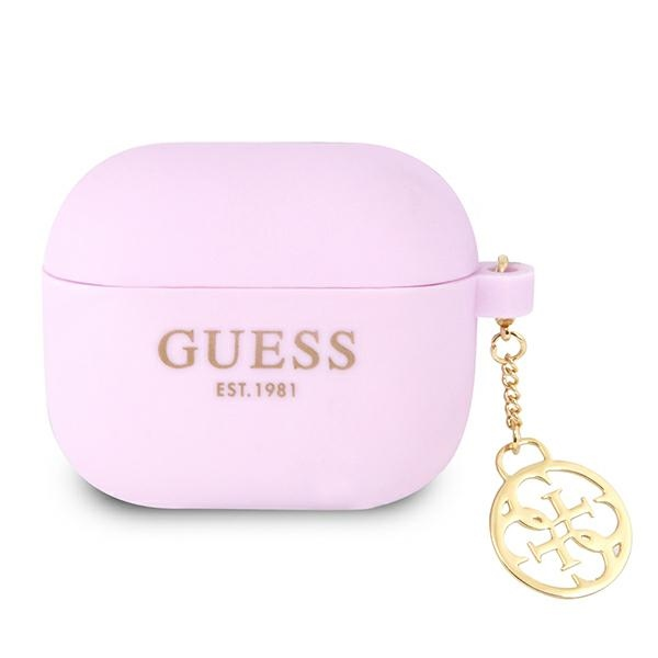 Guess GUA3LSC4EU „AirPods 3“ dangtelis violetinis / violetinis „Charm 4G Collection“