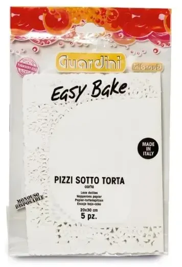 Guardini dekoratyviniai popieriniai padėkliukai, 5 vnt. „Easy Bake“ 20 x 30 cm