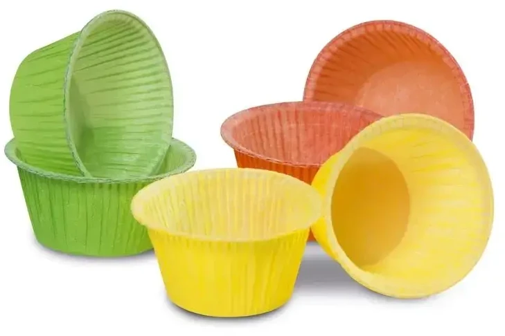 Guardini Easy Bake keksiukų kepimo formos, 6 vnt. spalvotų, Ø 5 x 4 cm