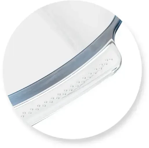 Guardini stiklinis kepimo indas stačiakampis borosilikatinis stiklas 38x25,5x7cm / 3,8L