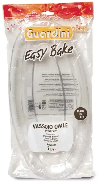 Guardini plastikinių kepimo skardų rinkinys (2 vnt.) permatomų, Easy Bake, 46 x 23 cm