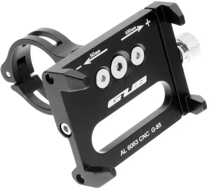 Forcell GUB bike holder for mobile phone G85 Aliuminio juodas