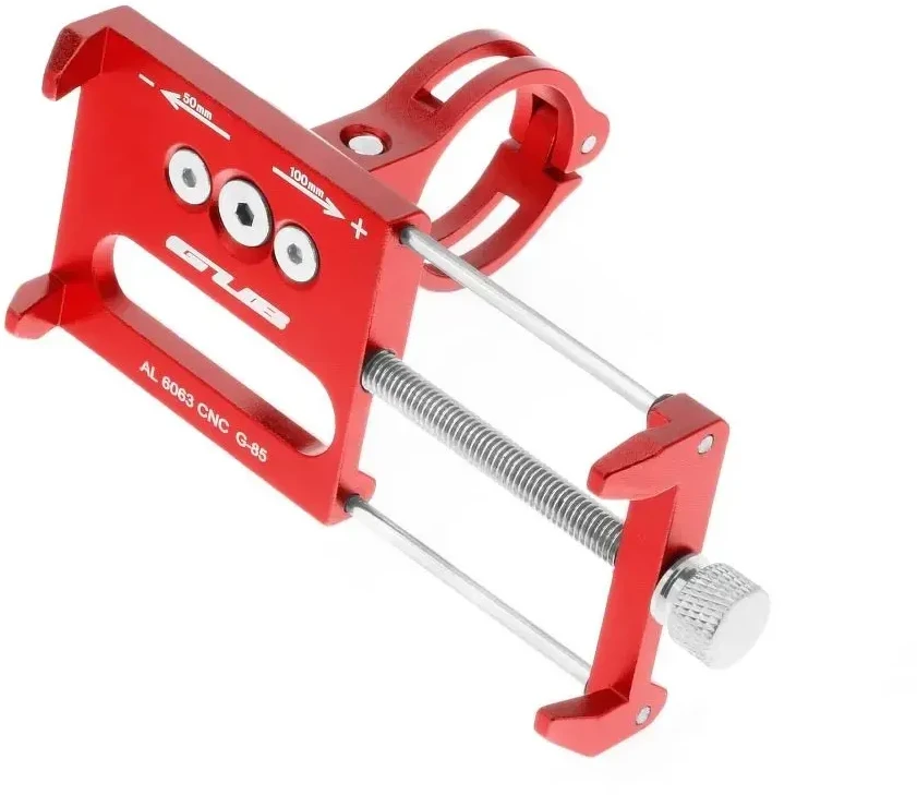 Forcell GUB bike holder for mobile phone G85 Aliuminio red