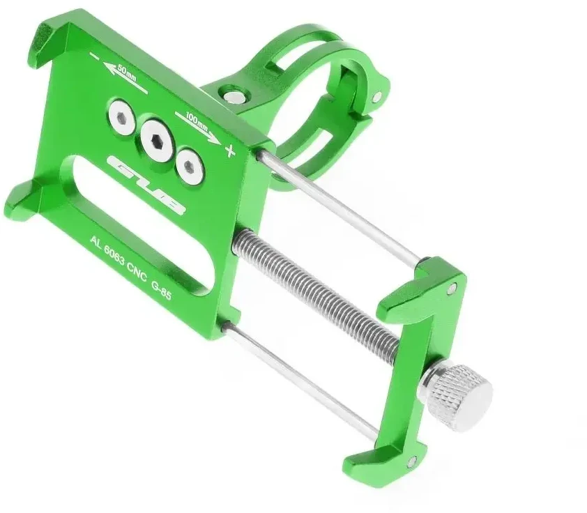 Forcell GUB bike holder for mobile phone G85 Aliuminio žalias
