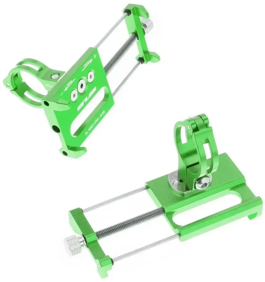 Forcell GUB bike holder for mobile phone G85 Aliuminio žalias