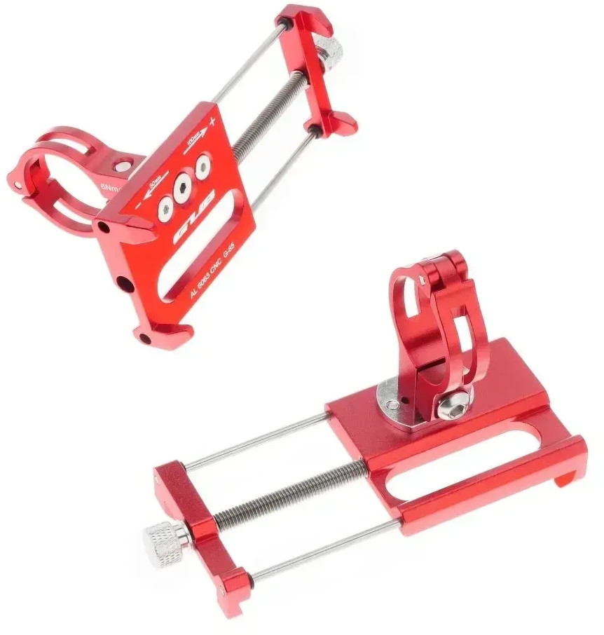 Forcell GUB bike holder for mobile phone G85 Aliuminio red