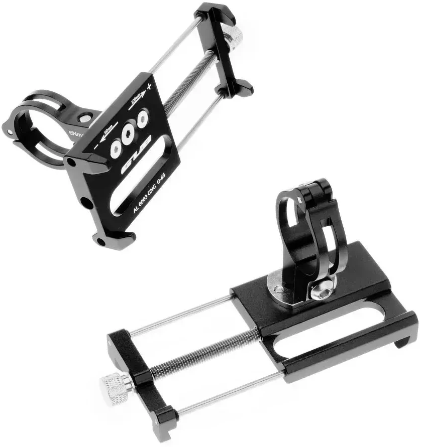Forcell GUB bike holder for mobile phone G85 Aliuminio juodas