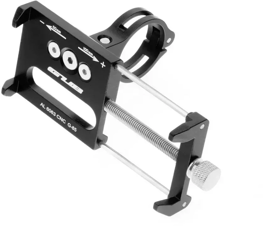 Forcell GUB bike holder for mobile phone G85 Aliuminio juodas
