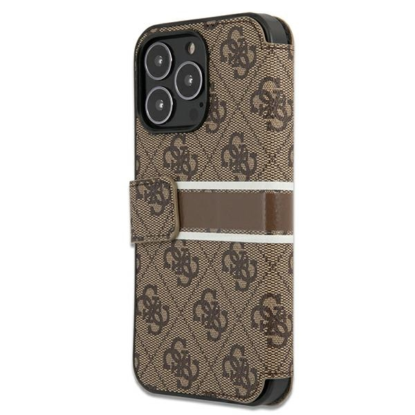 Guess Telefono dėklas iPhone 13 Pro, rudas