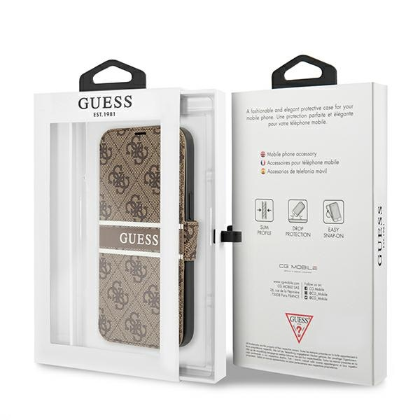 Guess Telefono dėklas iPhone 13 Pro, rudas