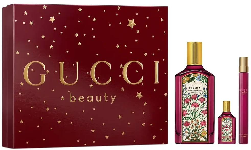 Flora By Gucci Gorgeous Gardenia Intense - EDP 100 ml + EDP 10 ml + EDP 5 ml