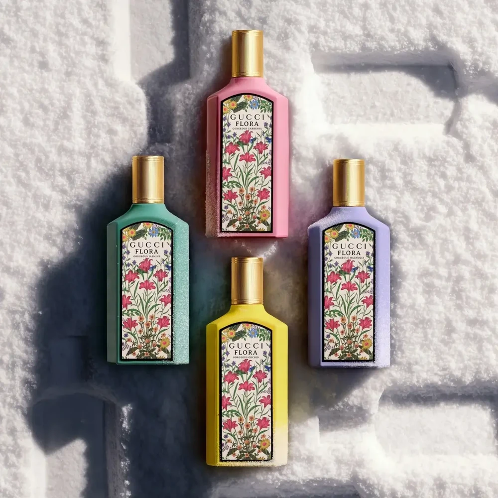Flora By Gucci Gorgeous Gardenia Intense - EDP 100 ml + EDP 10 ml + EDP 5 ml
