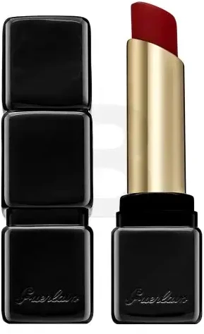 Guerlain Kiss Kiss Tender Matte Matiniai lūpų dažai, spalva - 910 Wanted Red