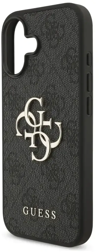 Dėklas Guess 4G Big Logo skirtas iPhone 17 juodos spalvos