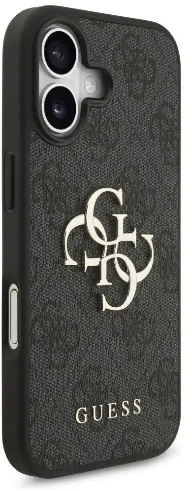 Dėklas Guess 4G Big Logo skirtas iPhone 17 juodos spalvos
