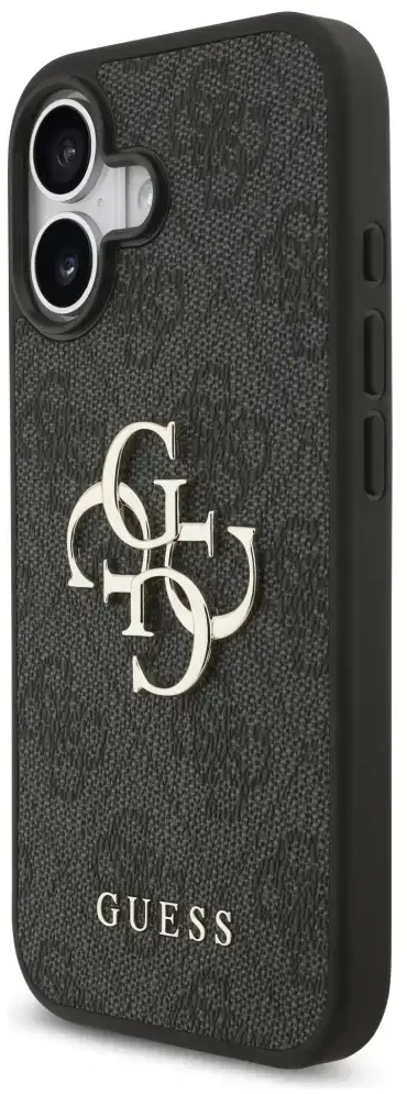 Dėklas Guess 4G Big Logo skirtas iPhone 17 juodos spalvos