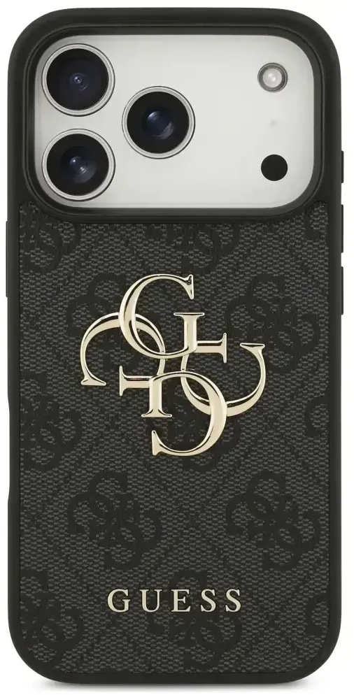Dėklas Guess 4G Big Logo skirtas Apple iPhone 17 Pro juodos spalvos