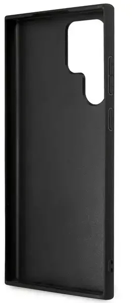 Guess 4G didelio metalinio logotipo dėklas Samsung Galaxy S24 Ultra - juodas