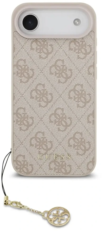 Guess 4G Charm dėklas skirtas Apple iPhone 17 Air Tone on Tone rožinės spalvos