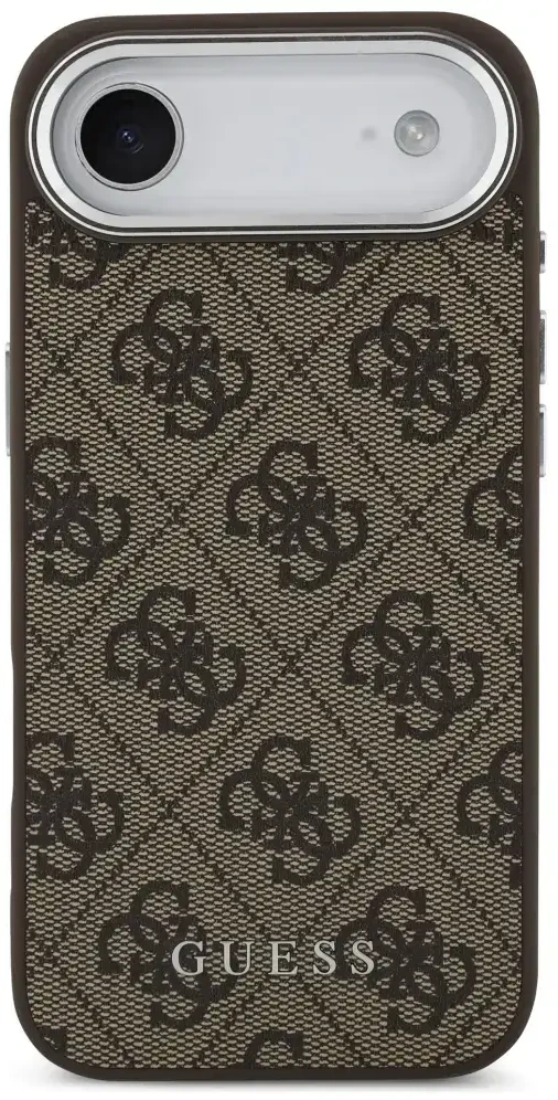 Dėklas Guess 4G Classic Logo MagSafe skirtas Apple iPhone Air rudos spalvos